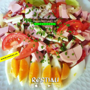 Wurst-Käse-Salat - Salate - restiau - restaurant zur au - resti au