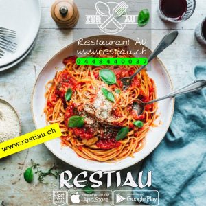Spaghetti Napoli - Pasta - restiau - restaurant zur au - resti au